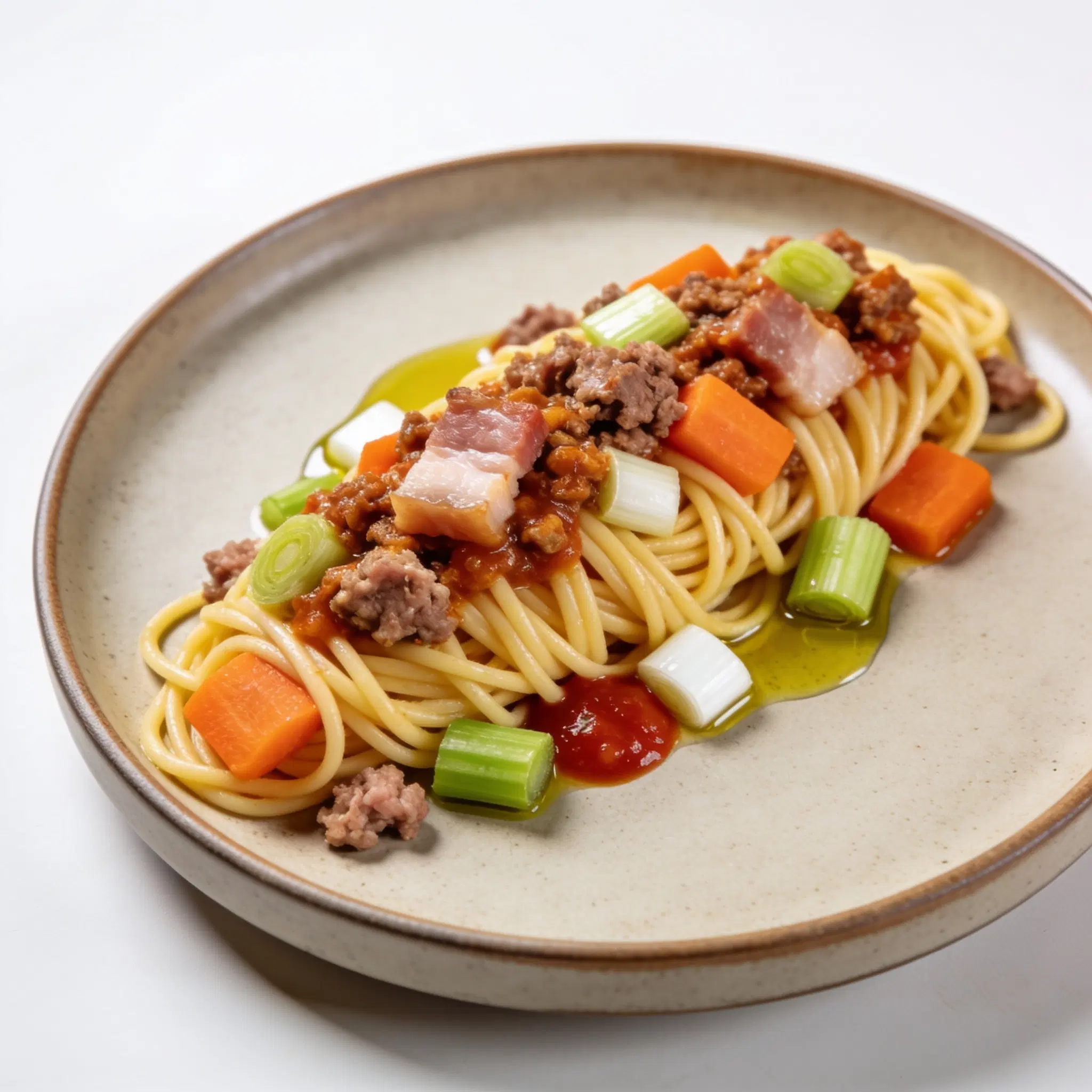 Wolno duszone ragù ze spaghetti