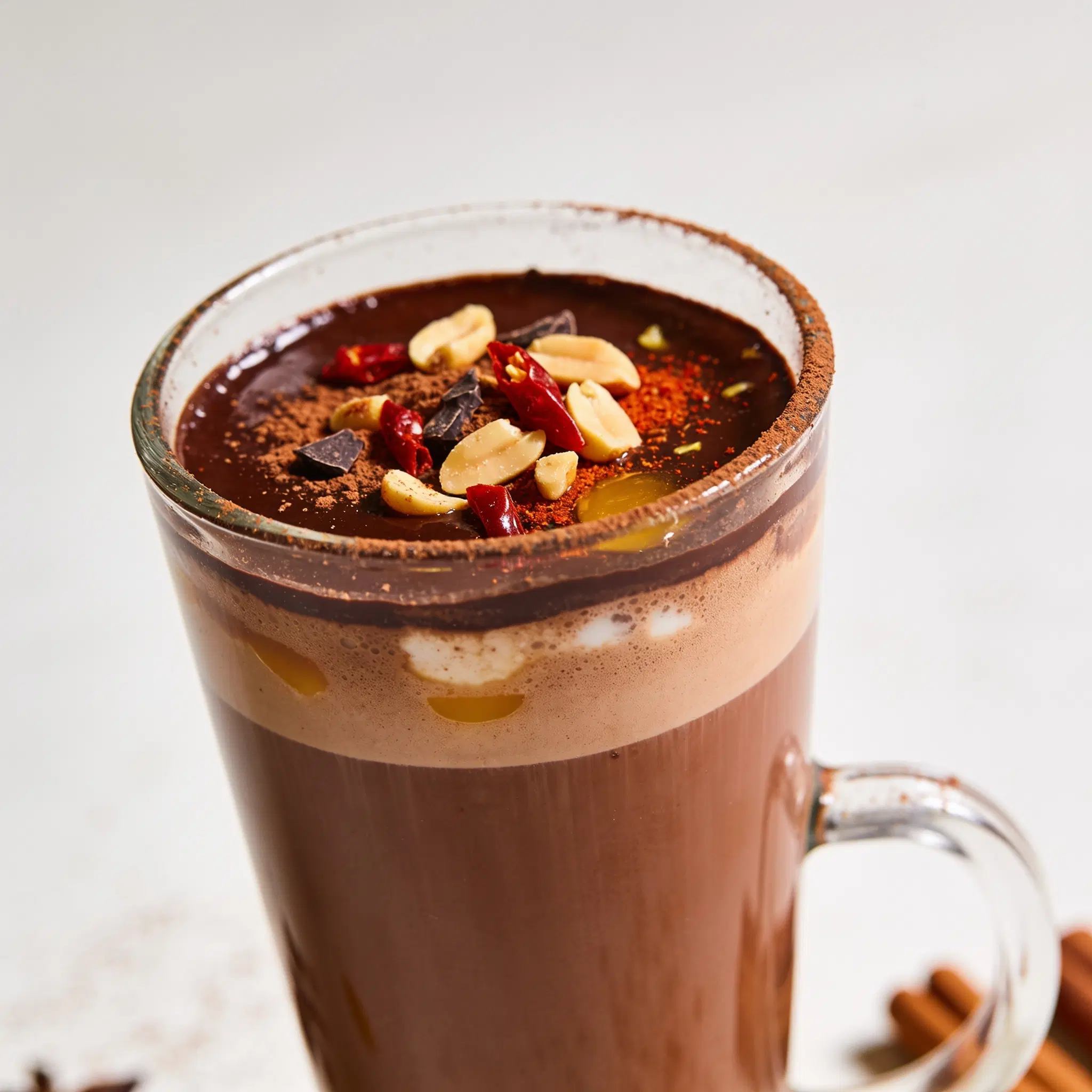 Gorąca czekolada kokosowa z nutą chili