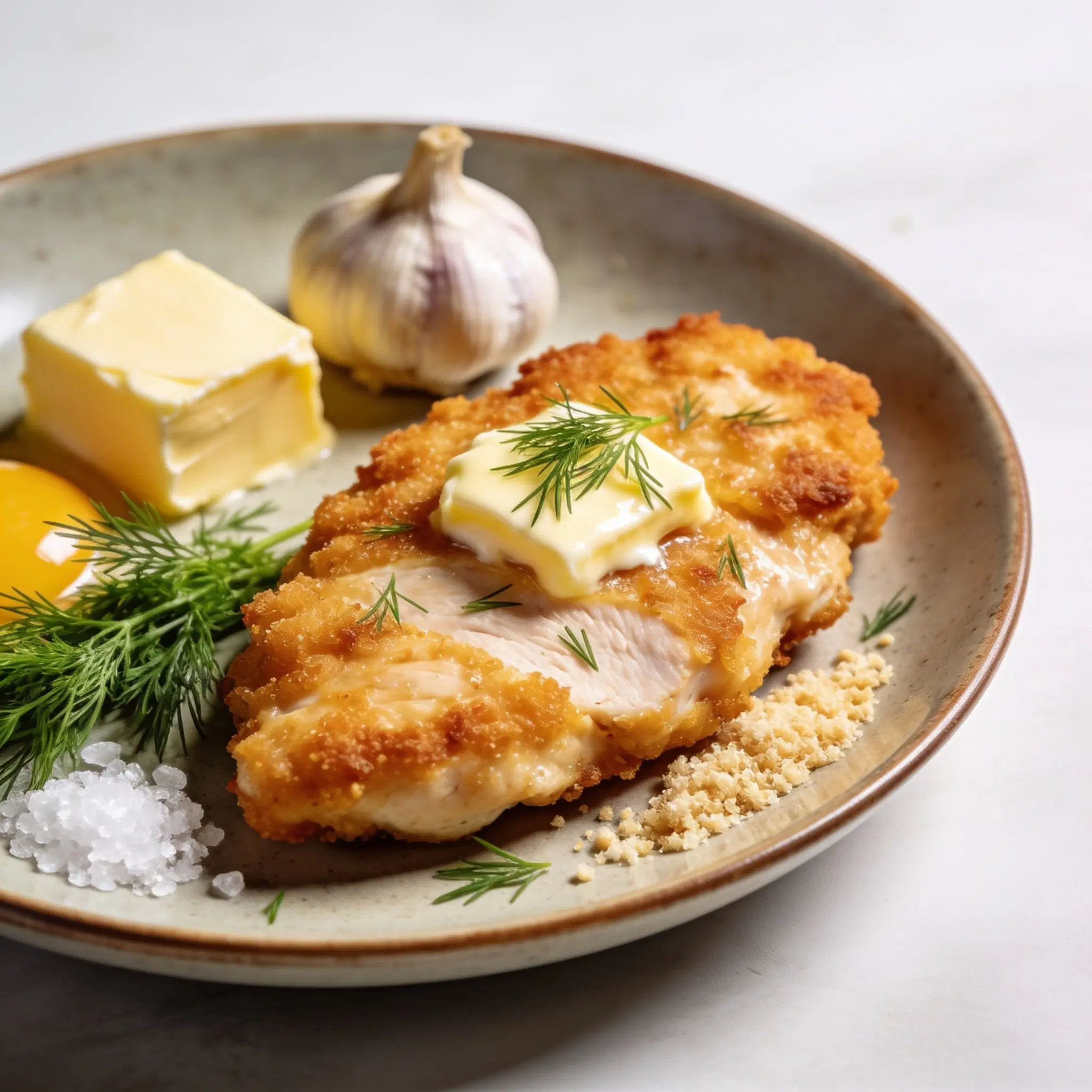 Kotlet de volaille z masłem