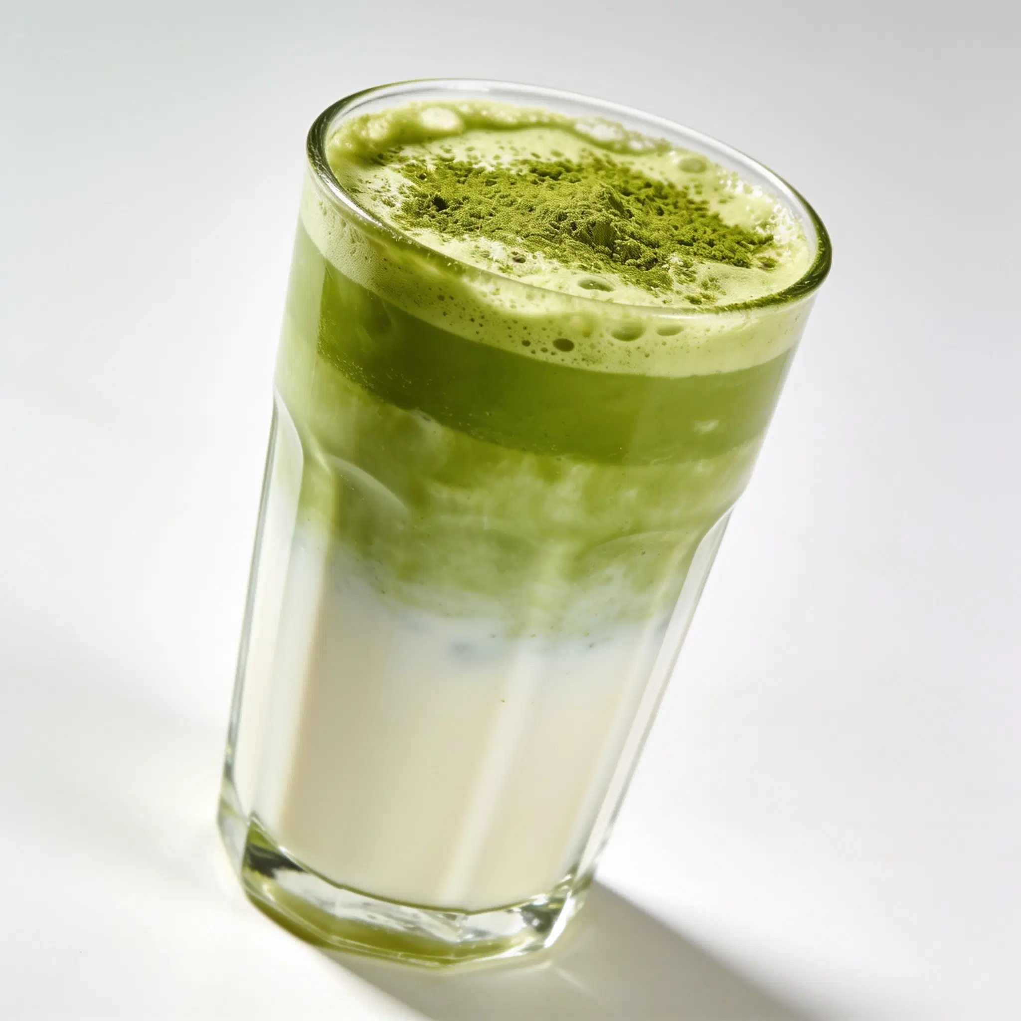 Matcha latte z mlekiem owsianym