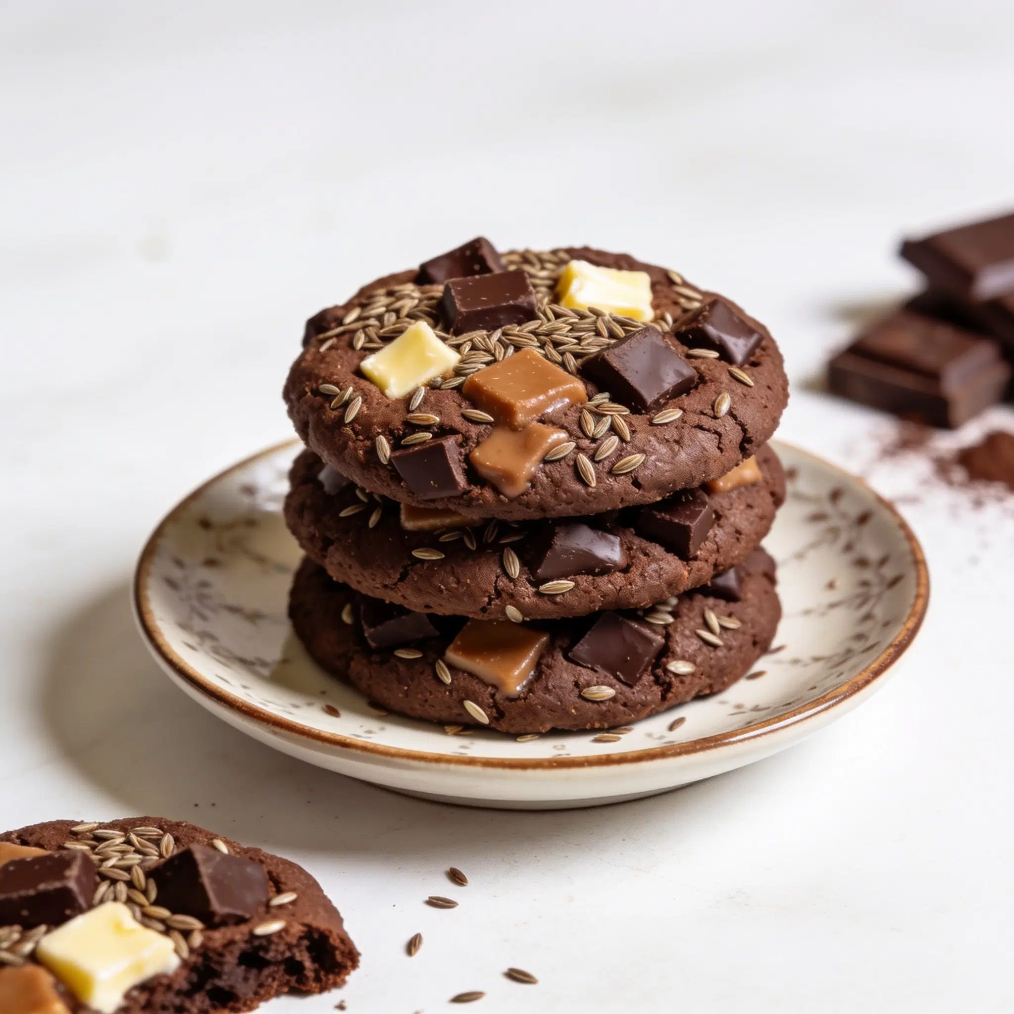 Cookies kakaowe z kawałkami czekolady