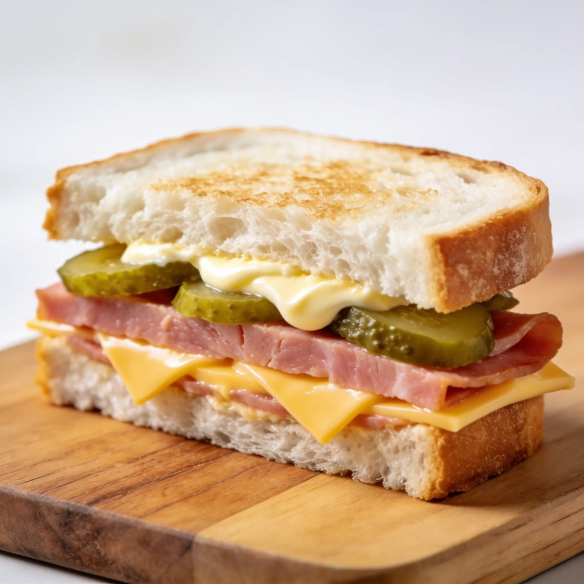 Tost z szynką i serem